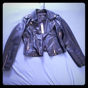 Metaphor Moto Jacket Navy Blazer